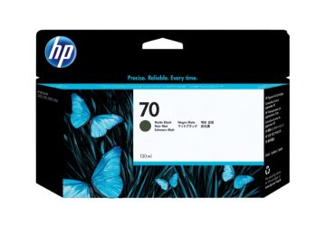 Cartouche d&rsquo;encre originale noire mate HP 70 – C9448A