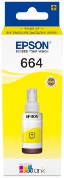 Bouteille d'encre originale Epson T6644 jaune - C13T664440