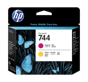Tête d&rsquo;impression originale HP 744 Magenta/Jaune – F9J87A