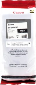 Cartouche d&rsquo;encre originale Canon PFI207 noir mat – PFI207MBK/8788B001