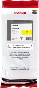 Cartouche d&rsquo;encre jaune originale Canon PFI207 – PFI207Y/8792B001