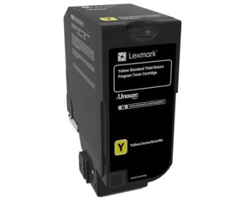 Lexmark CS720/CS725/CX725 Cartouche de toner jaune d&rsquo;origine – 74C2SY0