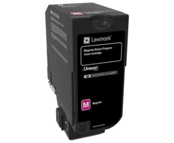 Lexmark CS720/CS725/CX725 Cartouche de toner magenta d&rsquo;origine – 74C20M0