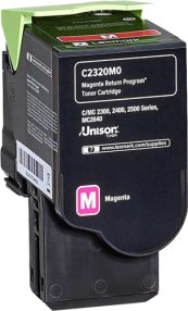 Lexmark C2325/C2425/C2535/MC2325/MC2425/MC2535/MC2640 Cartouche de toner magenta d&rsquo;origine – C2320M0