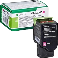 Lexmark C2425/C2535/MC242525/MC2535/MC2640 Cartouche de toner magenta d&rsquo;origine – C242XM0