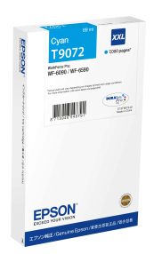 Cartouche d&rsquo;encre cyan originale Epson T9072 – C13T907240