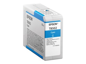 Cartouche d&rsquo;encre cyan originale Epson T8502 – C13T850200