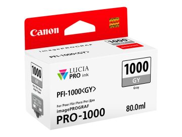 Cartouche d&rsquo;encre grise originale Canon PFI1000 – PFI1000GY/0552C001