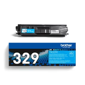 Cartouche de toner cyan d&rsquo;origine Brother TN329 – TN329C