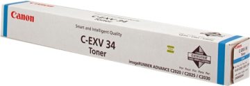 Cartouche de toner cyan originale Canon CEXV34 – 3783B002