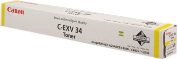 Cartouche de toner originale jaune Canon CEXV34 – 3785B002