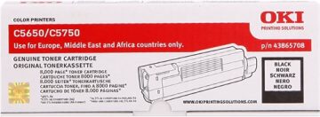 OKI C5650/C5750 Cartouche de toner original noir – 43865708
