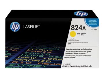 HP CB386A Tambour d&rsquo;image original jaune – 824A (Tambour)