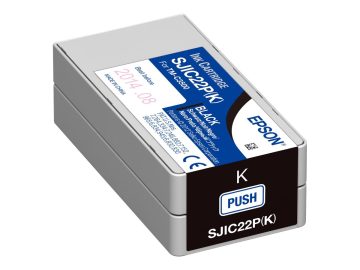 Epson SJIC22P Cartouche d&rsquo;encre noire originale – C33S020601/SJIC22P(K)