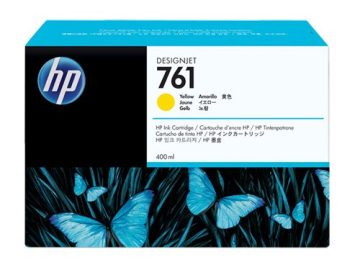 Cartouche d&rsquo;encre jaune originale HP 761 – CM992A