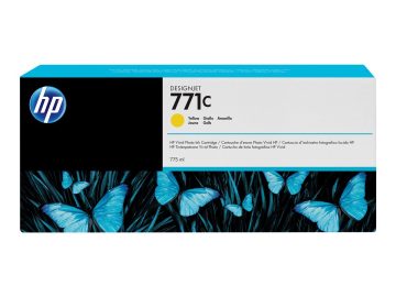 Cartouche d&rsquo;encre jaune originale HP 771C – B6Y10A