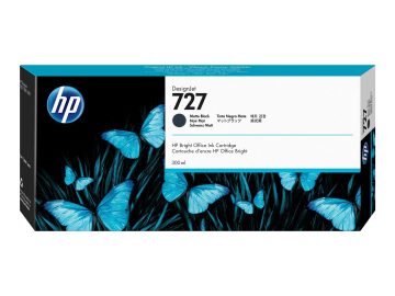 Cartouche d&rsquo;encre originale noire mate HP 727 – C1Q12A