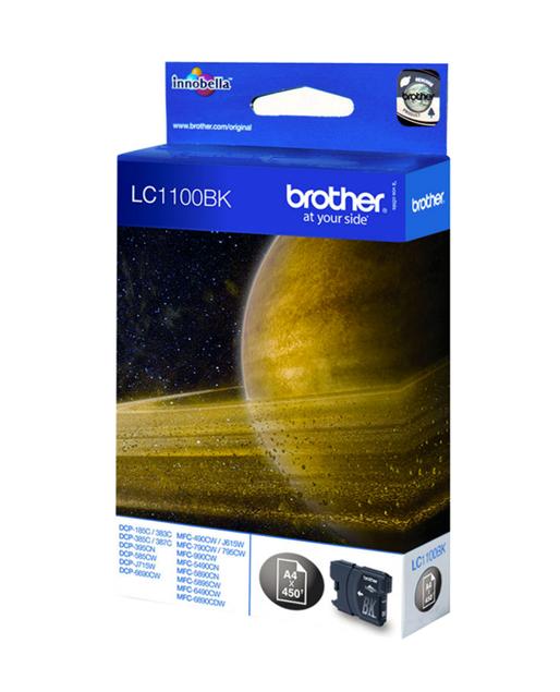 Cartouche d'encre originale noire LC1100 de Brother - LC1100BK
