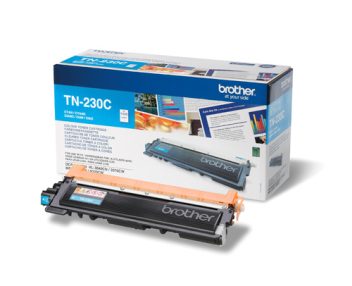 Cartouche de toner cyan d&rsquo;origine Brother TN230 – TN230C