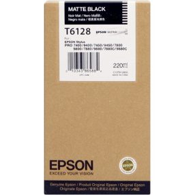 Cartouche d&rsquo;encre originale Epson T6128 noir mat – C13T612800