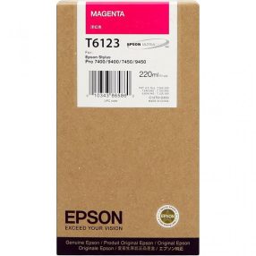 Cartouche d&rsquo;encre magenta originale Epson T6123 – C13T612300