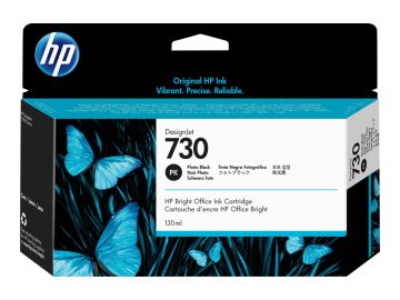 Cartouche d&rsquo;encre photo originale noire HP 730 – P2V67A