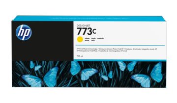 Cartouche d&rsquo;encre jaune originale HP 773C – C1Q40A