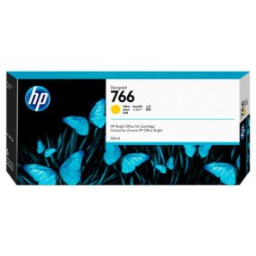 Cartouche d&rsquo;encre jaune originale HP 766 – P2V91A