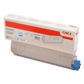 OKI C823/C833/C843 Cartouche de toner cyan d&rsquo;origine – 46471103