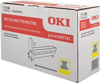 OKI MC760/MC770/MC780 Tambour d&rsquo;image original jaune – 45395701