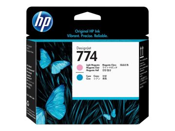 Tête d&rsquo;impression originale HP 774 – Cyan clair, Magenta clair – P2V98A