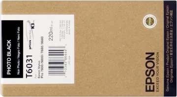 Cartouche d&rsquo;encre photo originale noire Epson T6031 – C13T603100