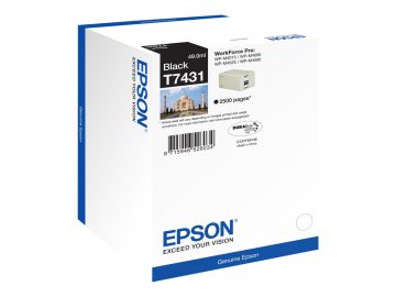 Cartouche d&rsquo;encre noire originale Epson T7431 – C13T74314010