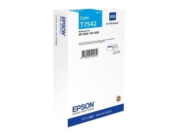 Cartouche d&rsquo;encre cyan originale Epson T7542 – C13T754240