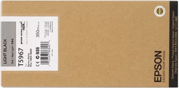 Cartouche d&rsquo;encre noire légère originale Epson T5967 – C13T596700