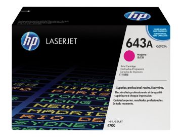 Cartouche d&rsquo;origine de toner magenta HP Q5953A – 643A