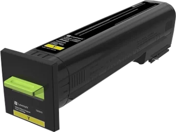 Lexmark CS820/CX820/CX825/CX860 Cartouche de toner jaune d&rsquo;origine – 72K20Y0/72K20YE