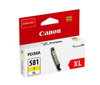 Cartouche d'encre jaune originale Canon CLI581XL - 2051C001