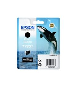 Cartouche d&rsquo;encre photo originale noire Epson T7601 – C13T76014010