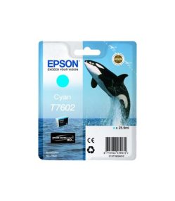 Cartouche d&rsquo;encre cyan originale Epson T7602 – C13T76024010