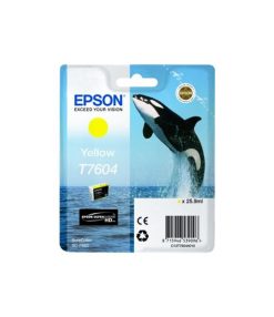 Cartouche d&rsquo;encre jaune originale Epson T7604 – C13T76044010