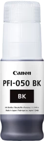 Bouteille d&rsquo;encre noire originale Canon PFI050 – PFI050BK/5698C001