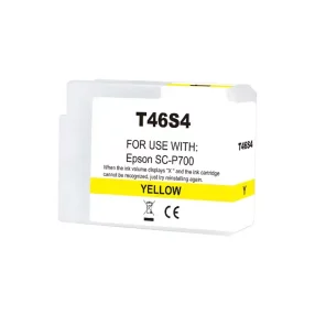 Cartouche compatible Epson T46S4 – C13T46S400 – Jaune