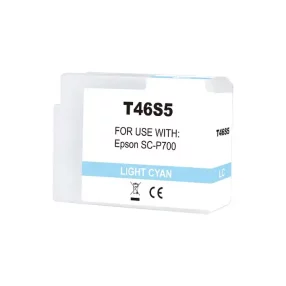 Cartouche compatible Epson T46S5 – C13T46S500 – Cyan claire