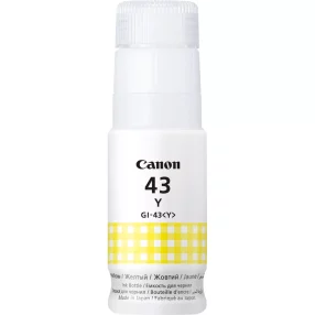 Bouteille d&rsquo;encre jaune originale Canon GI43 – GI43Y/4689C001