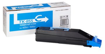 Kyocera TK855C Cartouche de Toner Cyan Originale – 1T02H7CEU0/TK855C