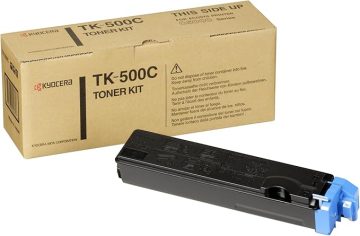 Kyocera TK500C Cartouche de Toner Cyan Originale – 370PD5KW/TK500C