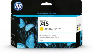 Cartouche d’encre jaune originale HP F9J96A – 745