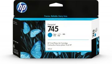 Cartouche d’encre cyan originale HP F9J97A – 745