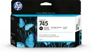 Cartouche d’encre photo originale noire HP F9J98A – 745